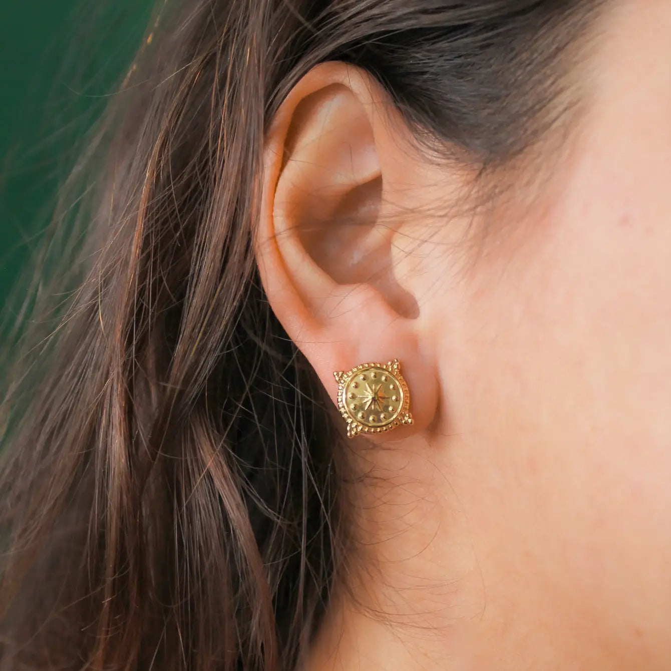 Wayfarer Stud Earrings | Swim In Jewelry