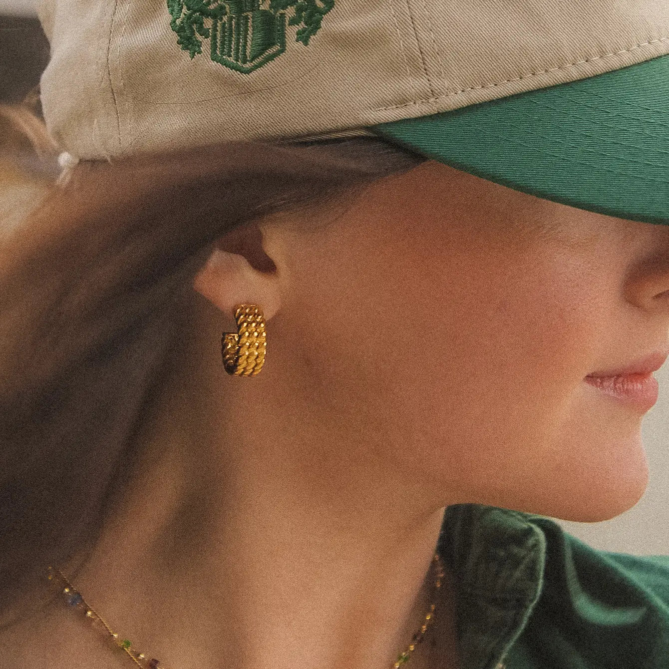 Dockside Hoop Earrings | Swim In Jewelry | Waterproof & Tarnish-Free