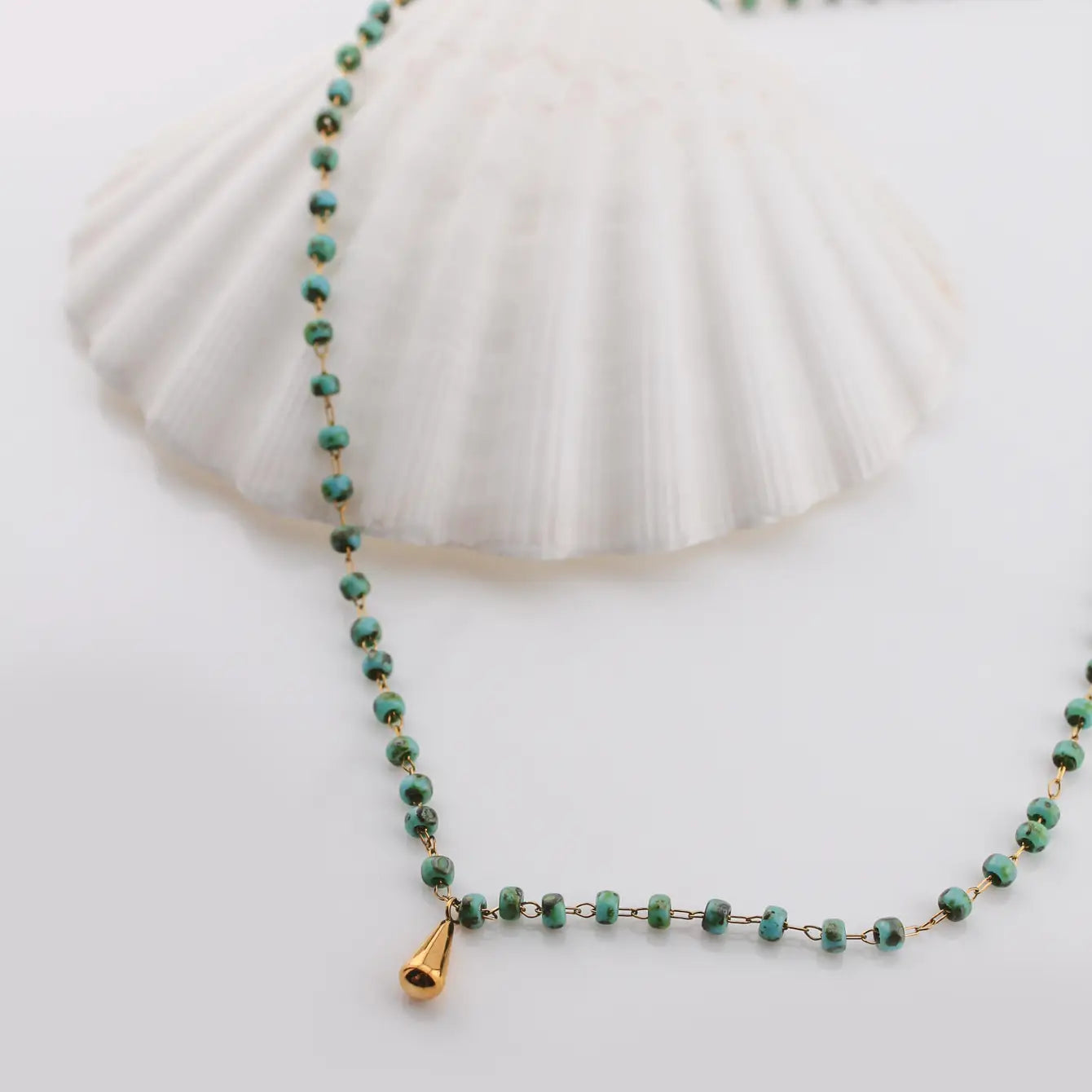 Waterfall Beaded Choker Necklace | Swim In Jewelry