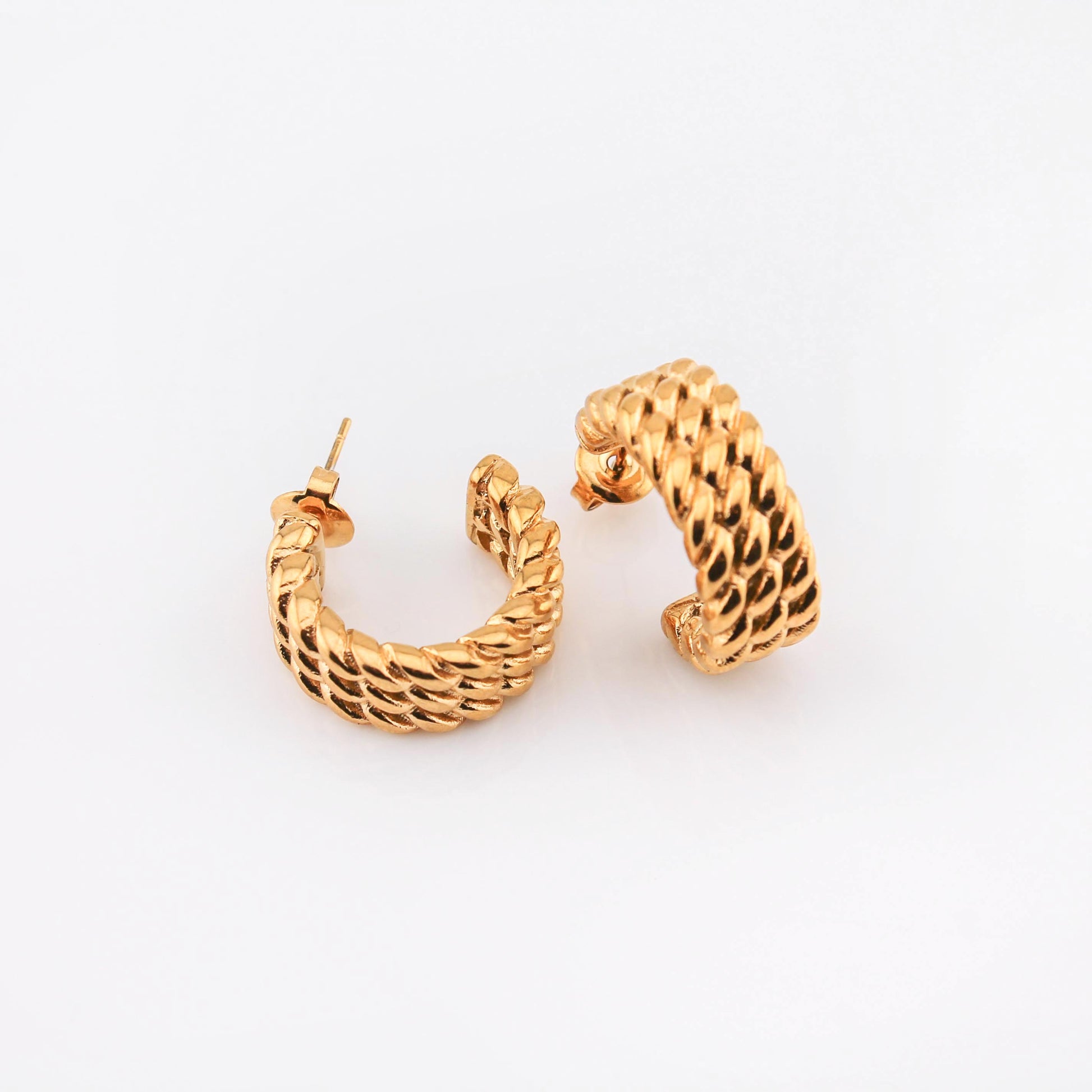 Dockside Hoop Earrings | Swim In Jewelry | Waterproof & Tarnish-Free