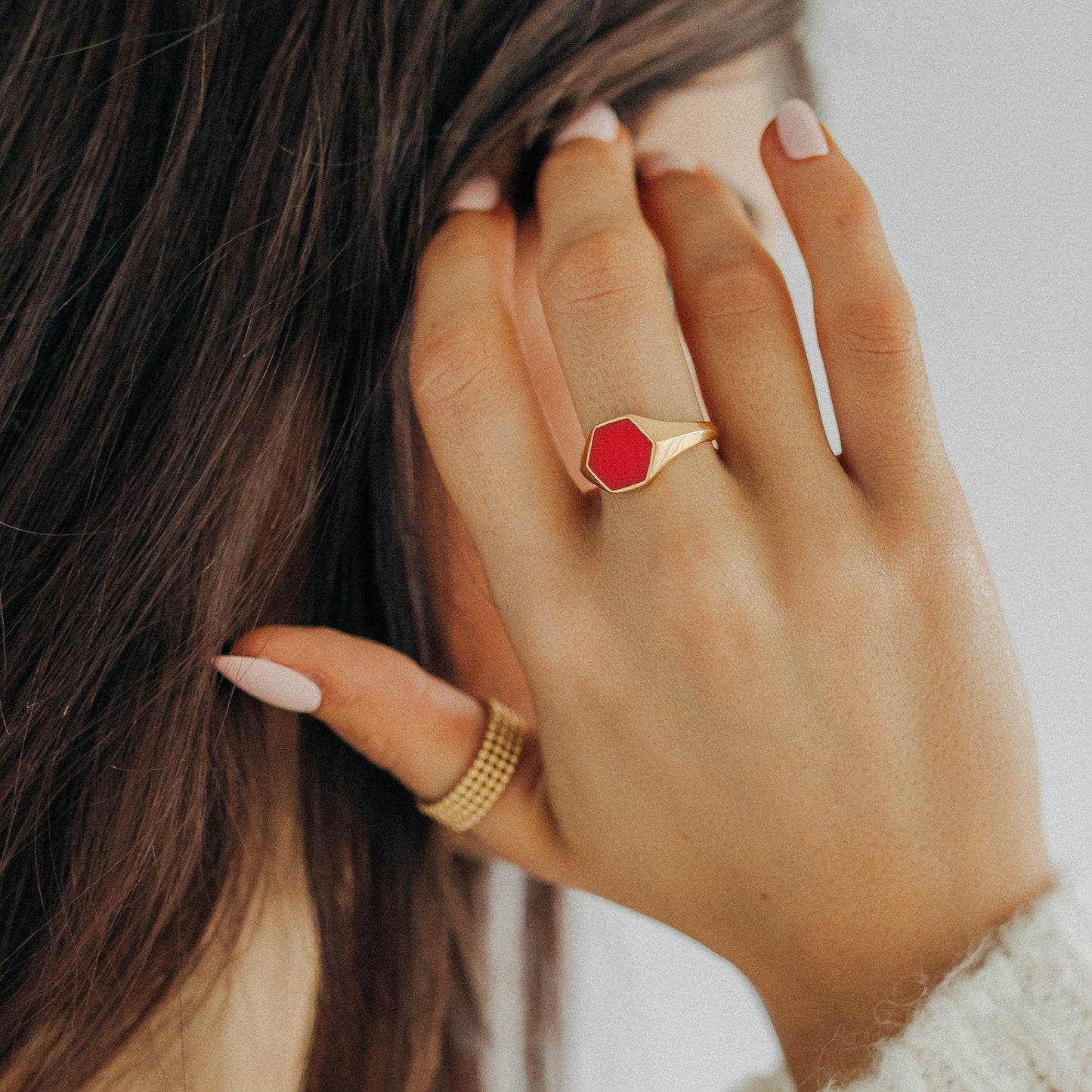 Red Eye Ring | Swim In Jewelry