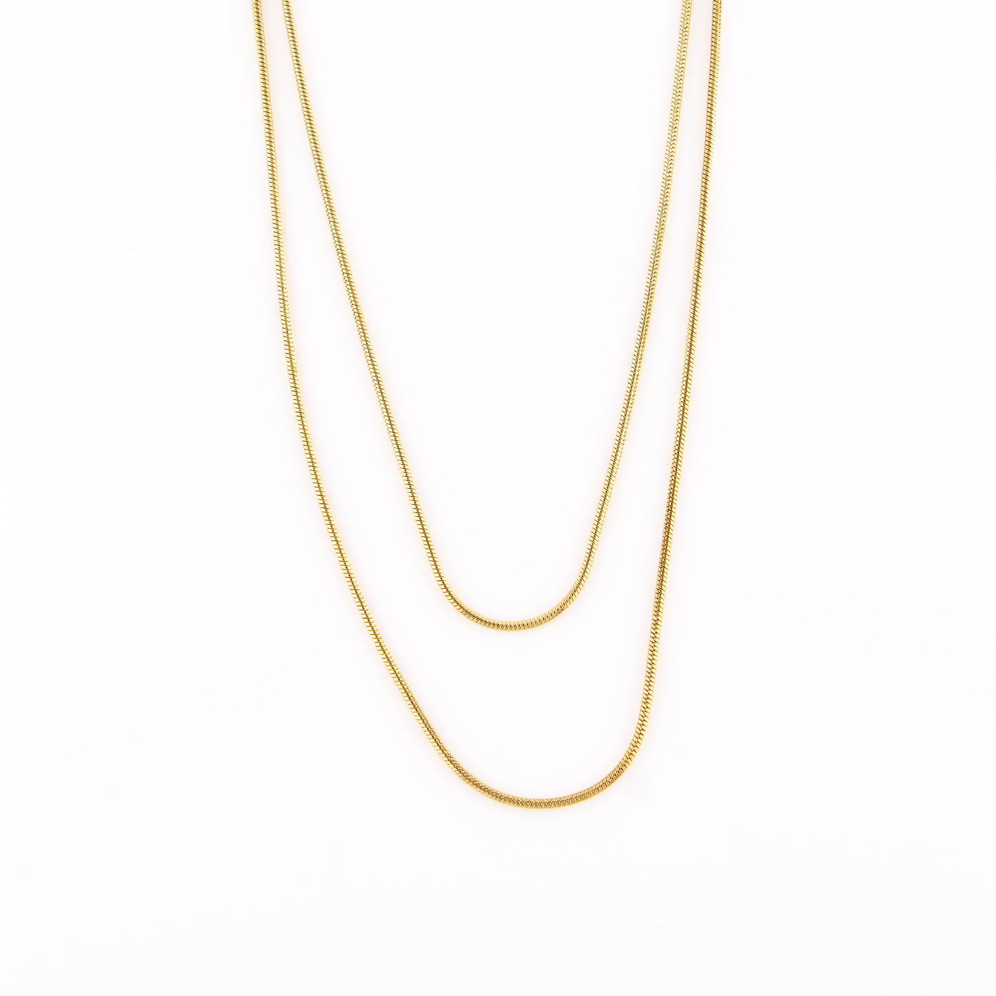 String Bikini Double Chain Necklace