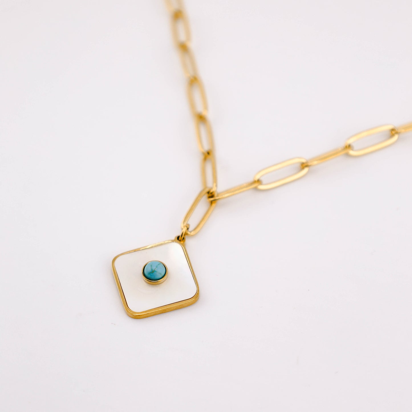Siren Paper Clip Chain Necklace | Swim In Jewelry