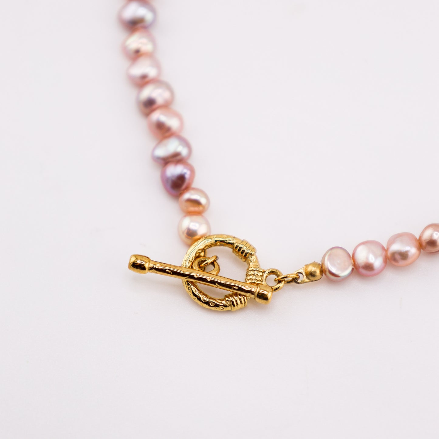 Rose Pearl Choker Necklace | Freshwater