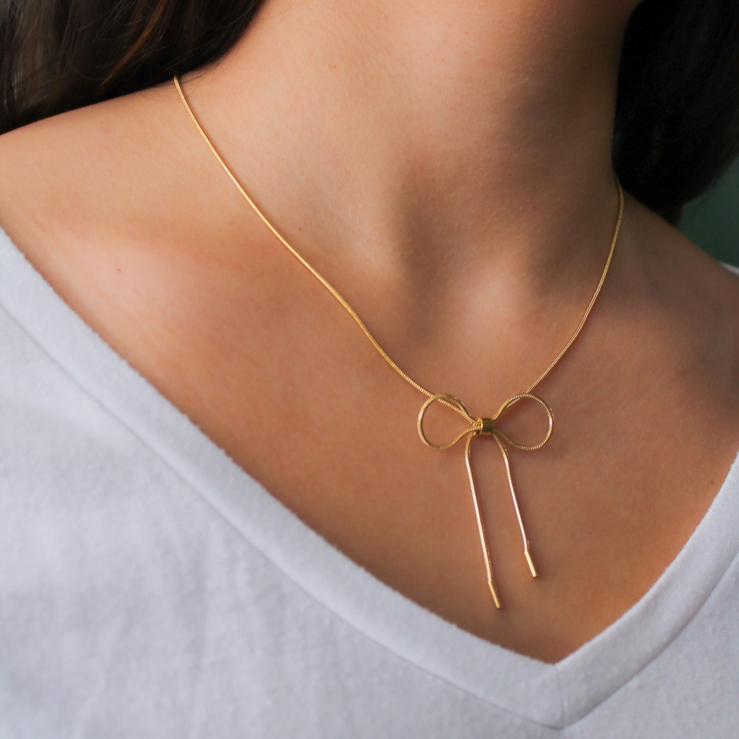 Girls Trip Bow Necklace | Swim In Jewelry