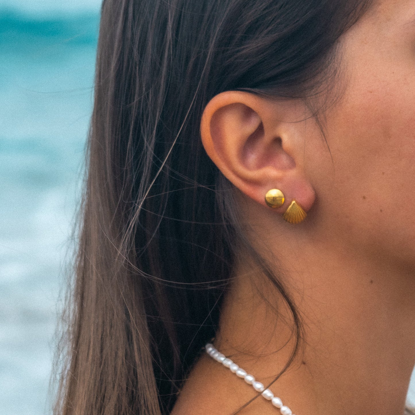 Beachcomber Stud Earrings | Swim In Jewelry