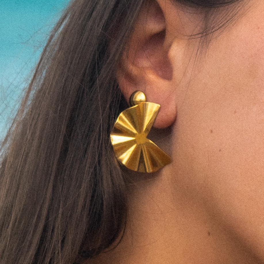 Cabana Fan Earrings | Swim In Jewelry