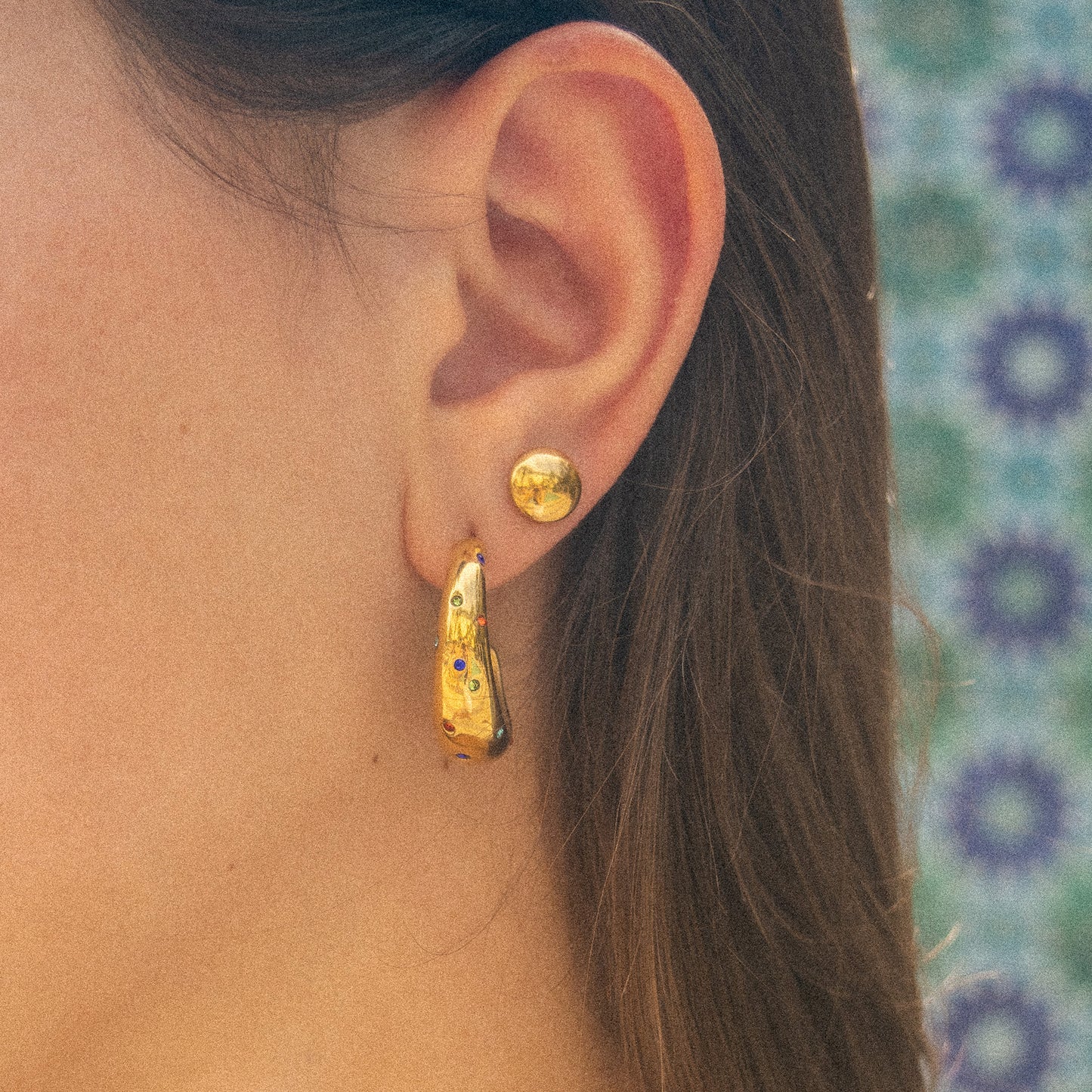 Five-Star Hoop Earrings | Swim In Jewelry