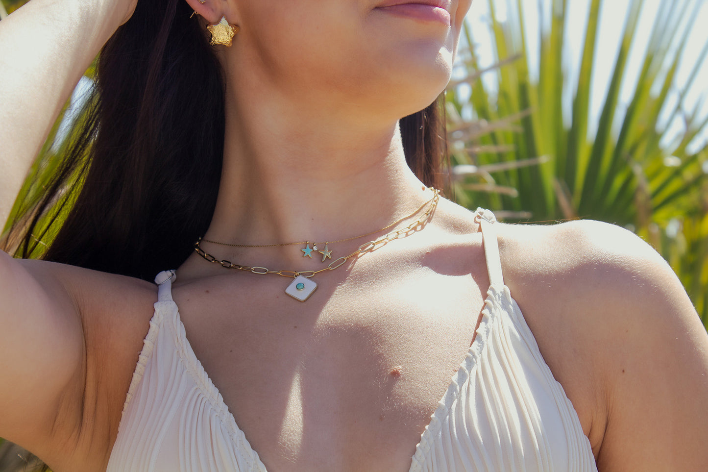 Aquamarine Pendant Necklace | Swim In Jewelry