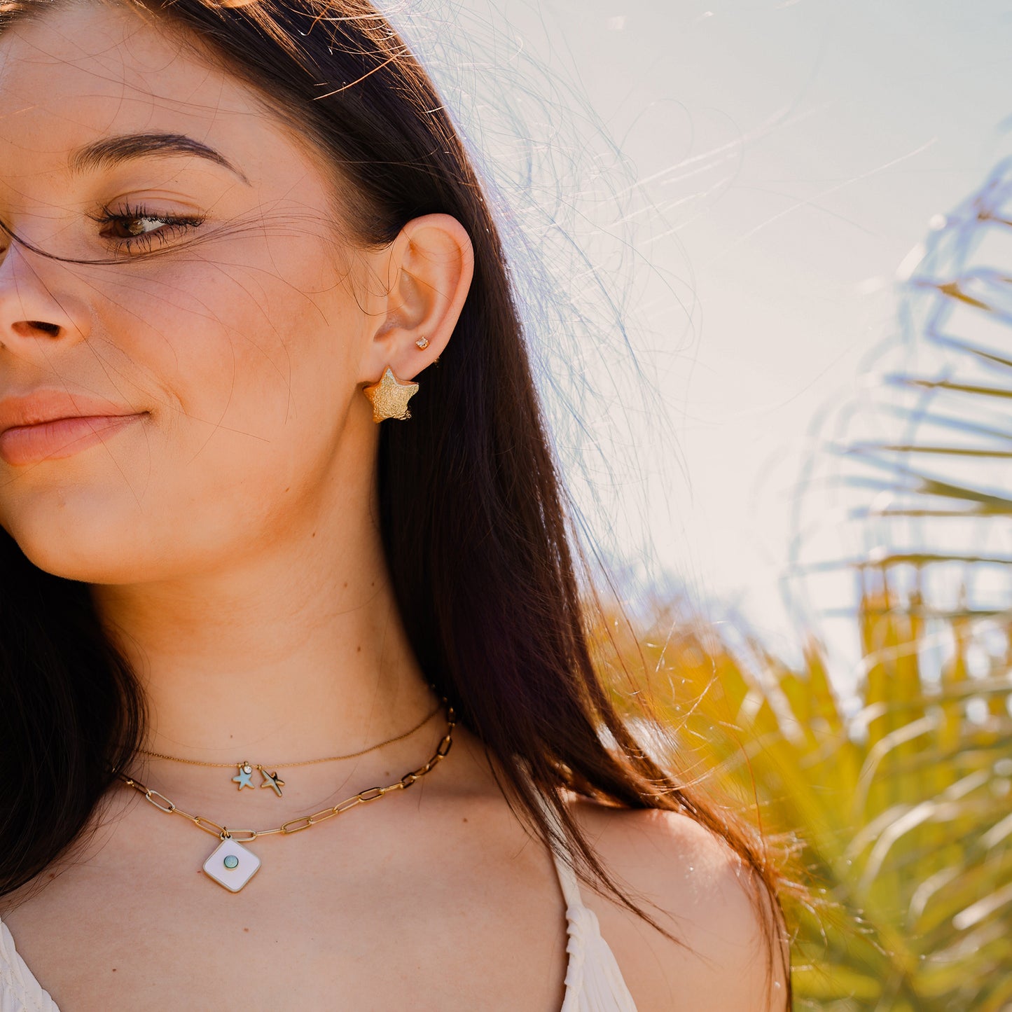 Siren Paper Clip Chain Necklace | Swim In Jewelry