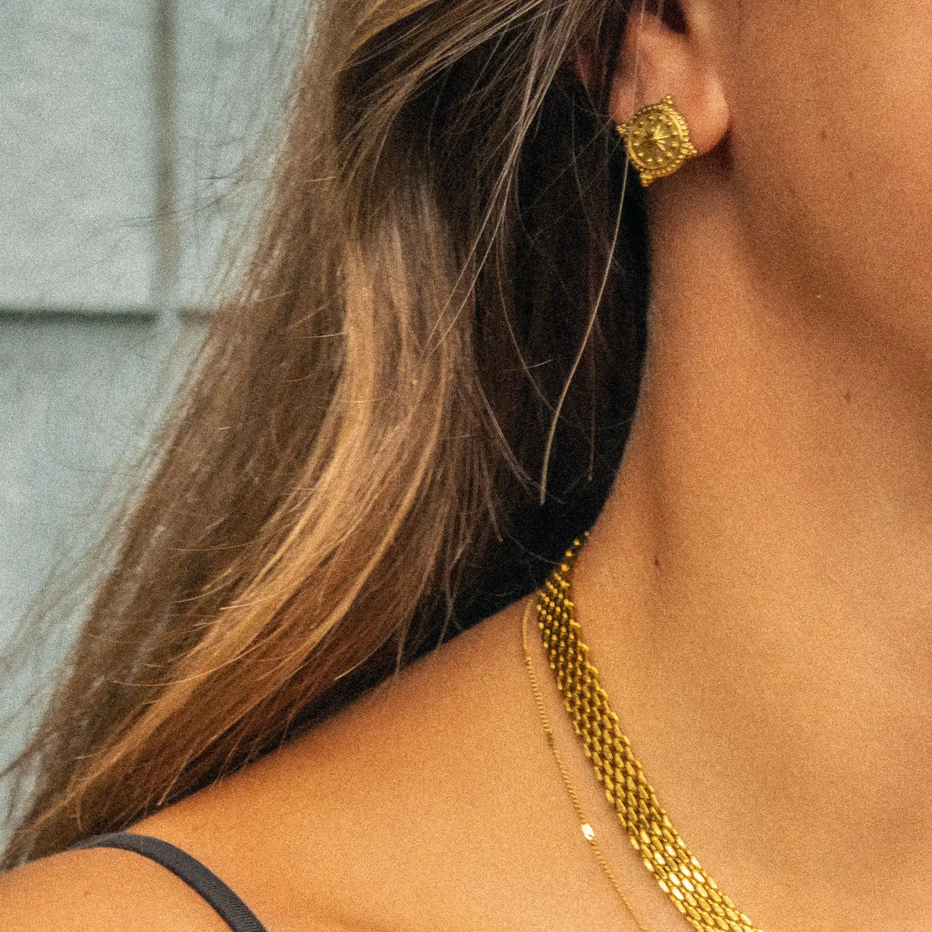 Wayfarer Stud Earrings | Swim In Jewelry
