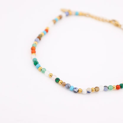 Island Glow Beaded Anklet | Swim In Jewelry