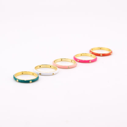 Island Hues Stacker Rings | Swim in Jewelry