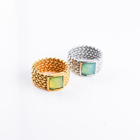 Silver and Gold Harbor Ring | Swim In Jewelry