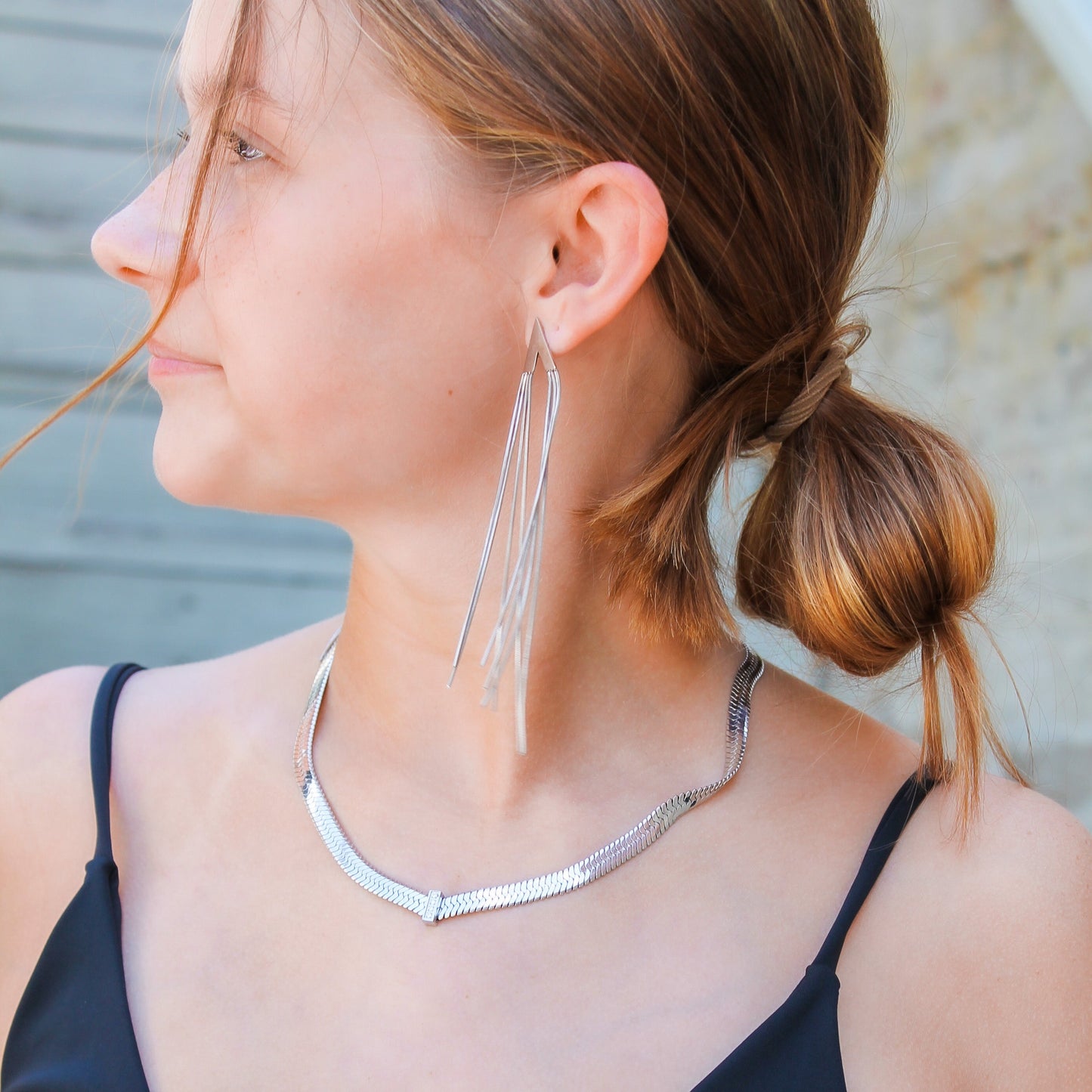 Stagecoach Silver Tassel Earrings | Swim In Jewelry