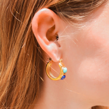 Marina Hoop Earrings | Swim In Jewelry 