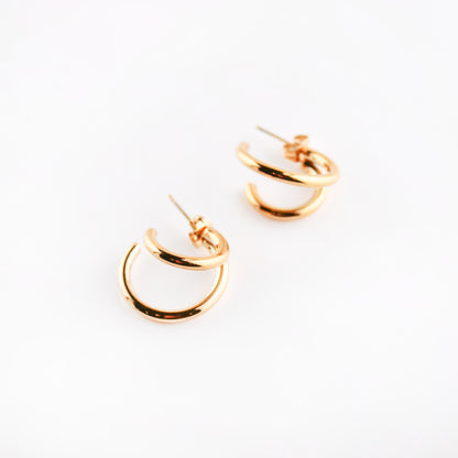 Escape Double Hoop Earring | Swim In Jewelry