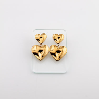 Honeymoon Heart Earrings | Swim In Jewelry | Waterproof & Tarnish-Free