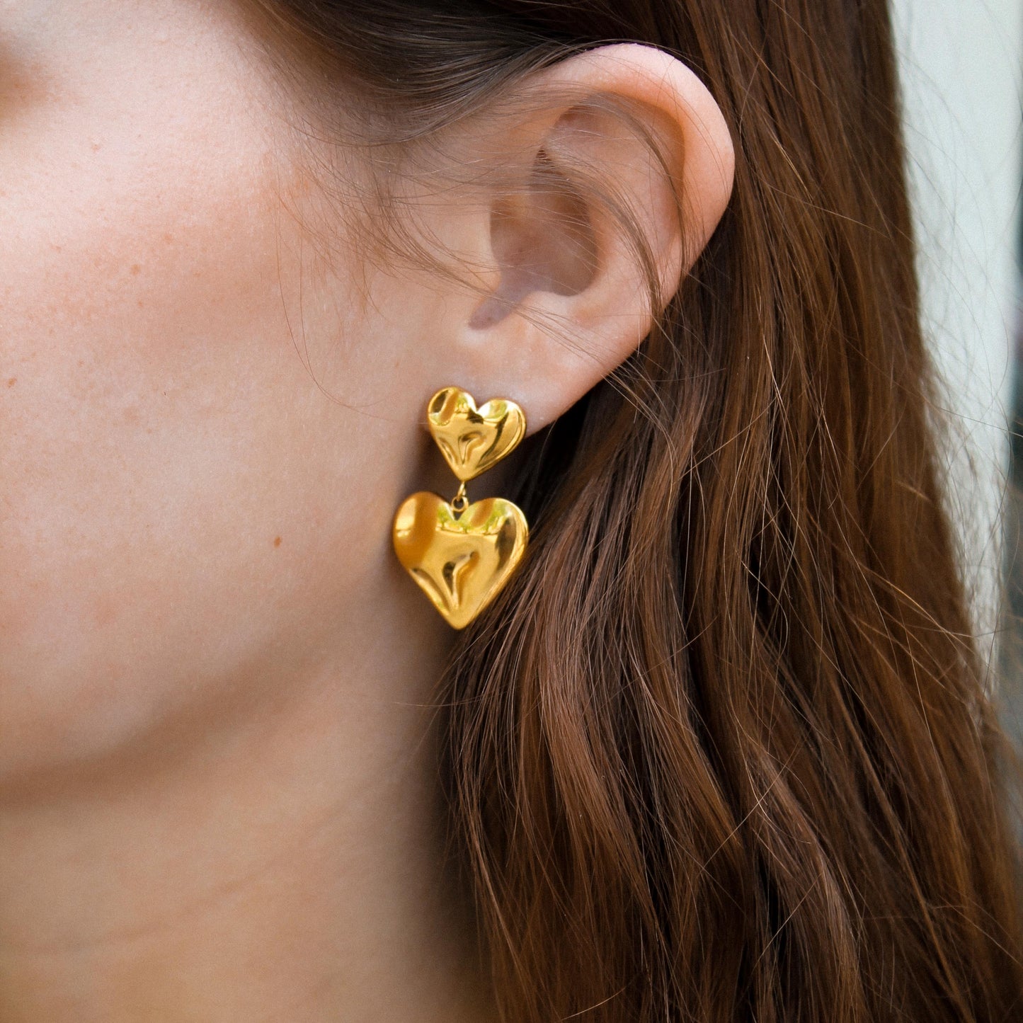 Honeymoon Heart Earrings | Swim In Jewelry | Waterproof & Tarnish-Free