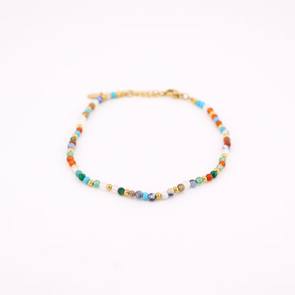 Island Glow Beaded Anklet | Swim In Jewelry