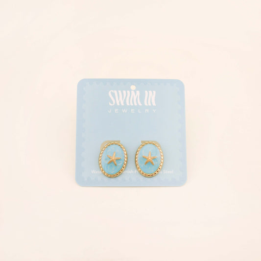 Starlet Aqua Earrings | Swim In Jewelry