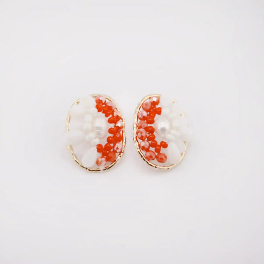 Coral Reef Beaded Earrings | Swim In Jewelry