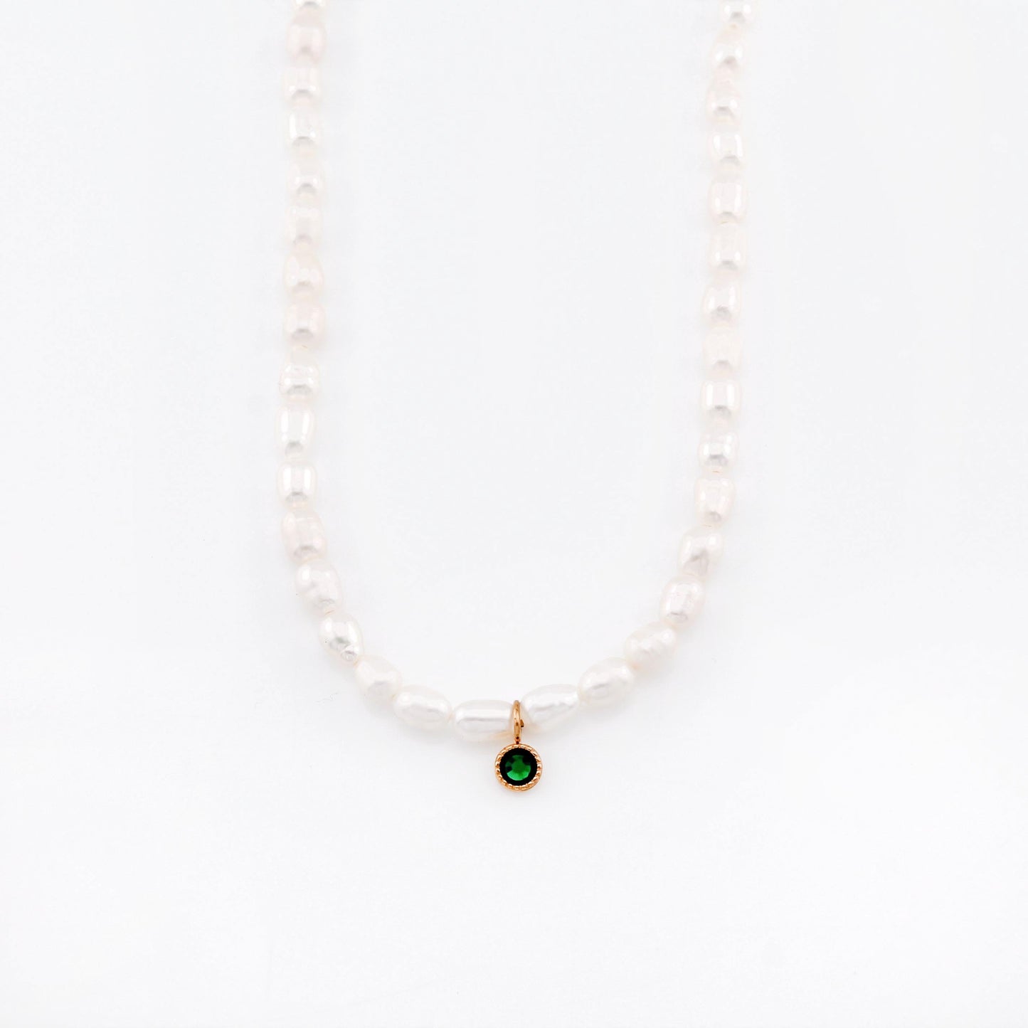 Hidden Gem Pearl Choker Necklace | Swim In Jewelry