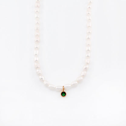 Hidden Gem Pearl Choker Necklace | Swim In Jewelry