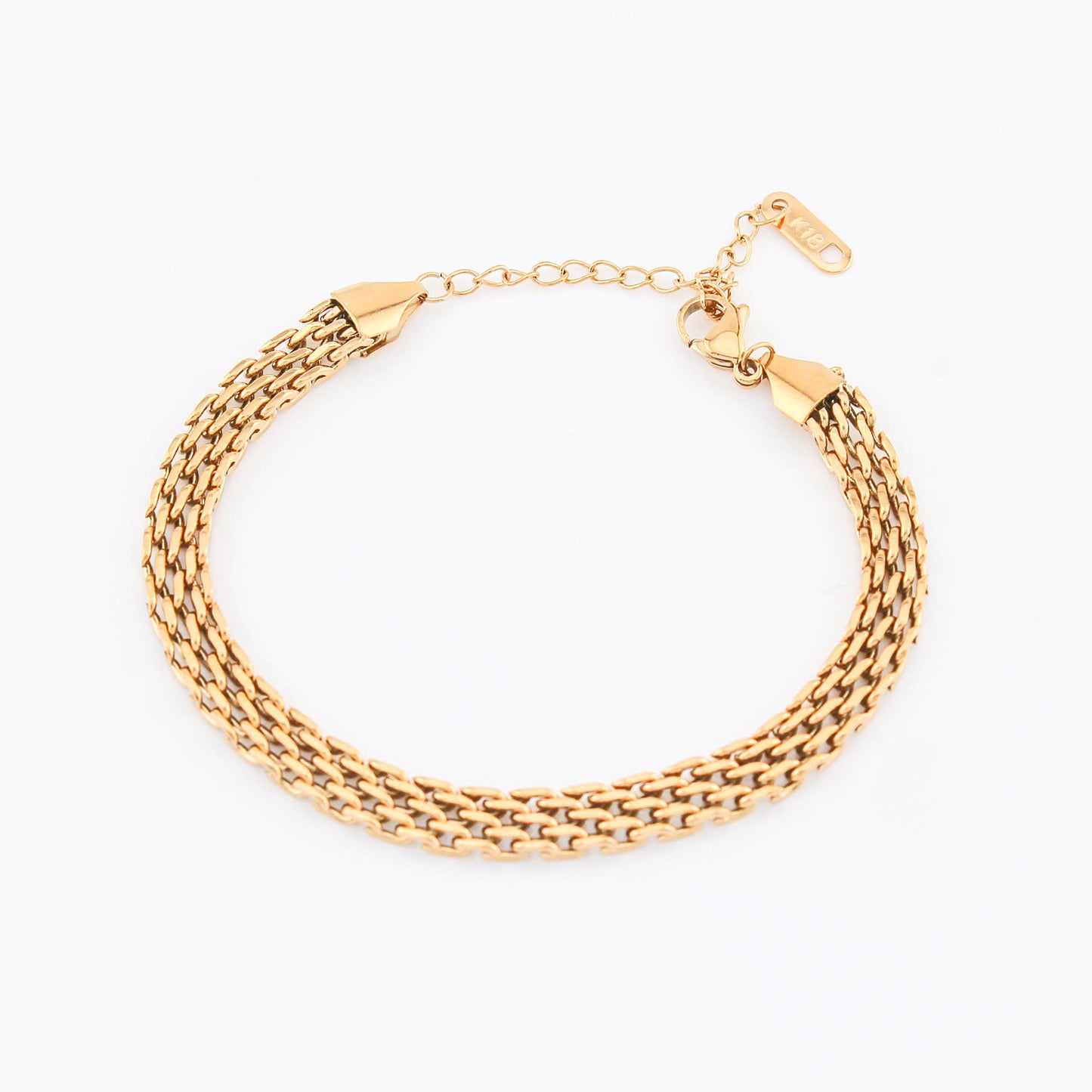 Pilot Watch Band Bracelet | Gold | Swim In Jewelry