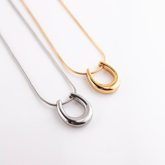 Runaway Pendant Necklace | Silver and Gold | Swim In Jewelry