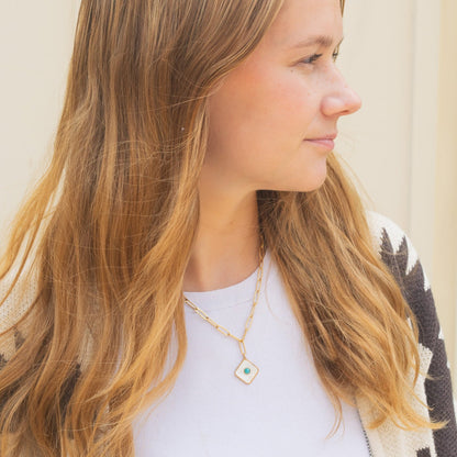 Siren Paper Clip Chain Necklace | Swim In Jewelry