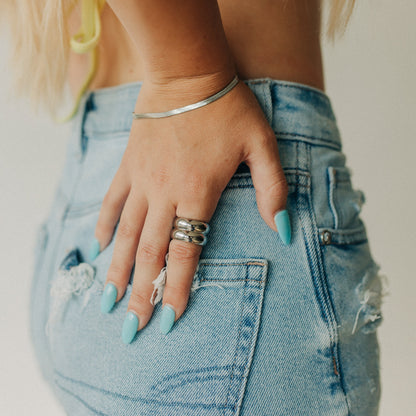 Out Of Office Ring Silver | Swim In Jewelry