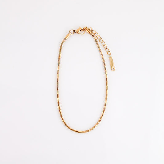 The Everyday Box Chain Bracelet | Gold | Swim In Jewelry