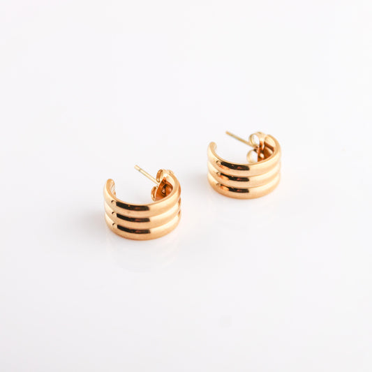 Layover Triple Hoop Earrings | Swim In Jewelry